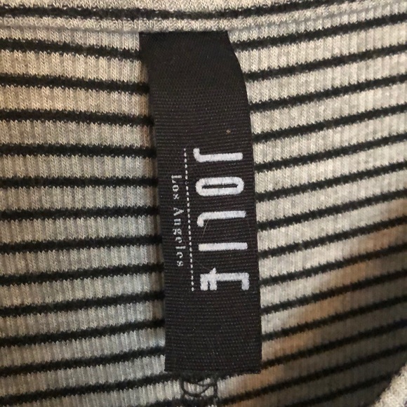 Black & Gray Striped Body Con Mini T-Shirt Dress - Picture 3 of 4